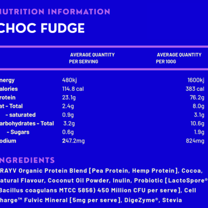 full choc fudge nutrition information