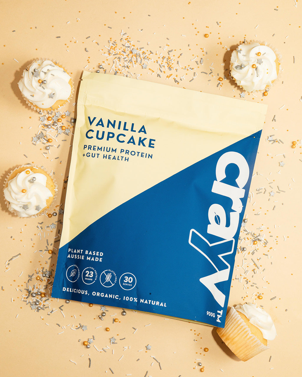 vanilla cupcake premium protein best organic pack